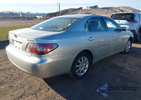 2004 Lexus Es 330 из США, поврежденный, VIN JTHBA30G345010727
